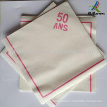 Airlaid papier essuie les serviettes de table